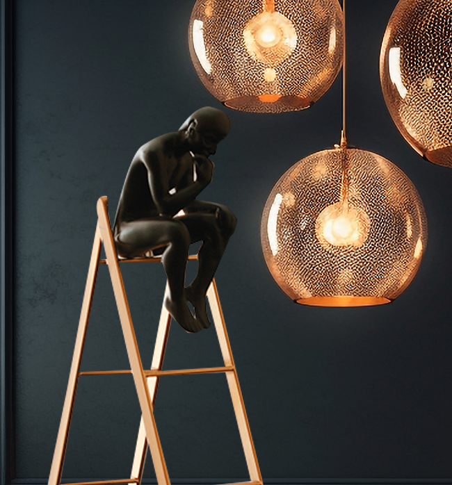 The Thinking Ladder - Black & Gold