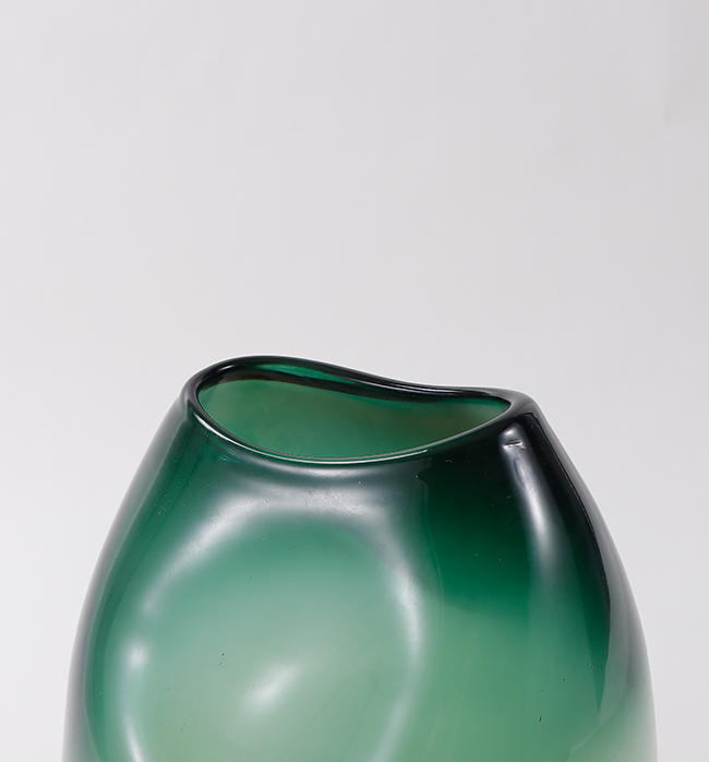 The Guiliana Collection Vase - Large, Green & Gold