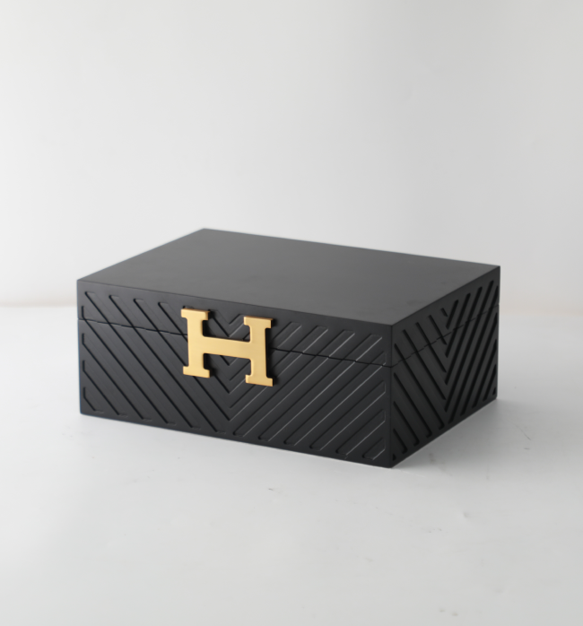 The Hephaestus Collection Jewellery Box - Small, Matte Black
