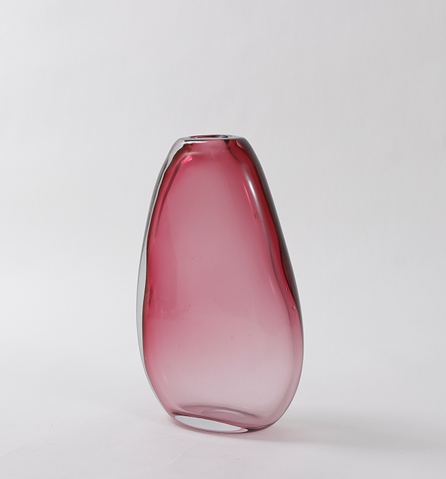 The Savannah Collection Vase Ruby Large, Red adevnoys